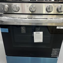 NEW-OPEN BOX! LG Slide In Electric - Stainlesd Steel