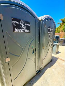 Portable restrooms