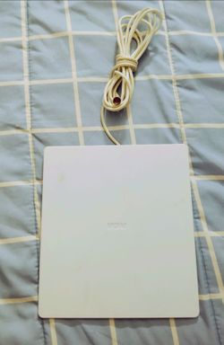 RCA Flat Indoor TV Antenna with Coaxial Cable