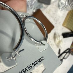 Silver Earrings Valentine Gift 