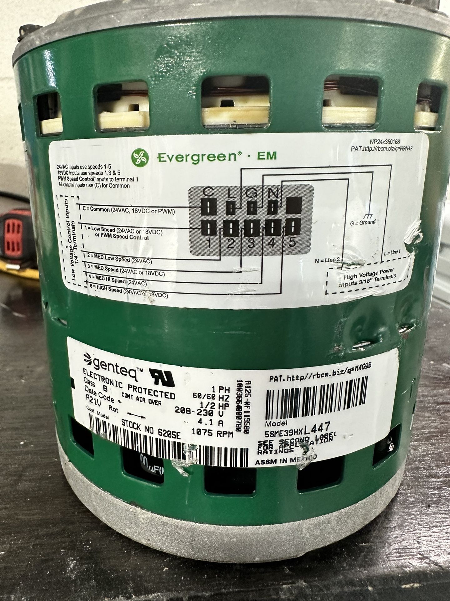 Air Handler Blower Motor