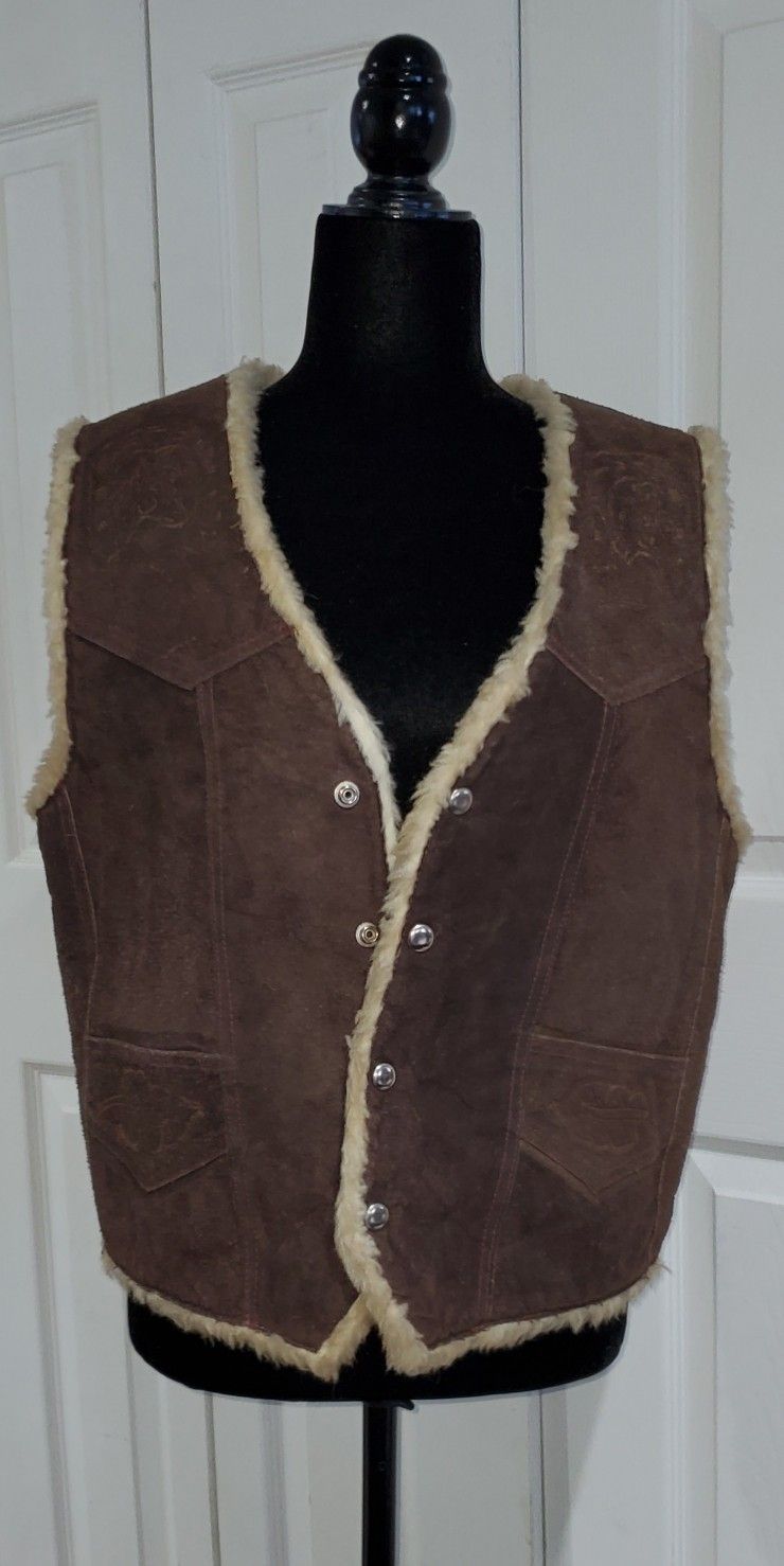 Leather Riding Vest