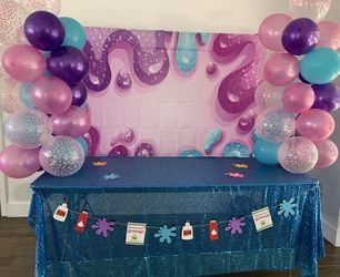 Slime backdrop
