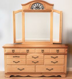 Dresser and armoire