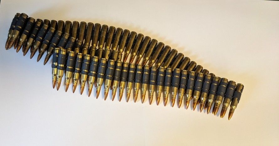 36 In Waist Bullet Belt