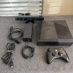 Xbox 360 E Console Bundle with Kinect Tested