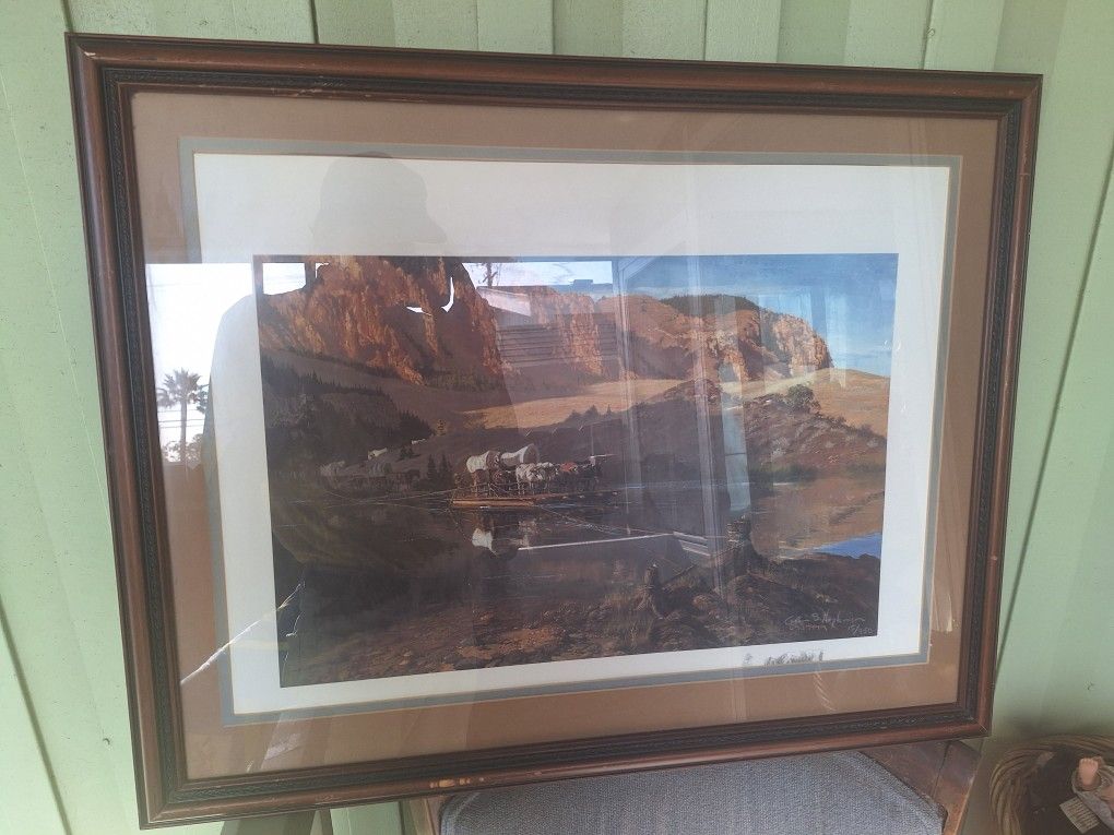 Glen S. Hopkinson Western Oil Painting Print