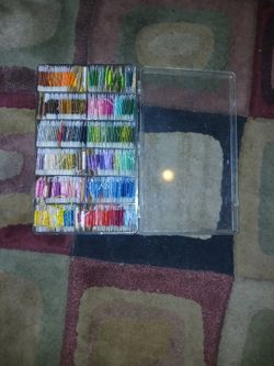Colorful Embroidery Thread in Case