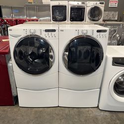 KENMORE XL CAPACITY WASHER DRYER ELECTRIC SET 
