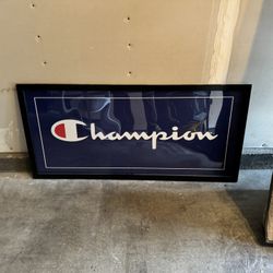 Champion Wall Art Sign