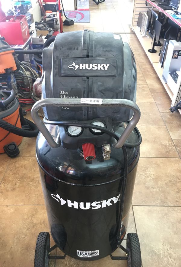 Husky air tank compressor 33 gal 165psi for Sale in Glendale, AZ OfferUp
