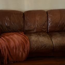 Free Italian Leather Sofa