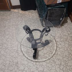 Glass End table 