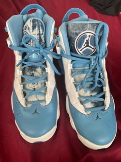 Air Jordan 6 Rings Blue Denim Sneakers (Size 7 Youth)