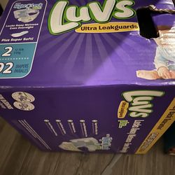 Luvs Brand Size 2 Diapers New