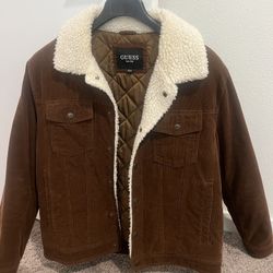 Guess Men’s Sherpa Lined Jacket