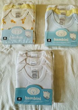 New 3 Pack One Piece Size Newborn