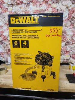 Dewalt 6 gal portable wet/dry vacuum
