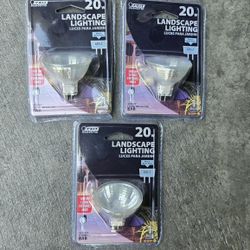 3- Feit Electric 20w Landscape Lighting Base GU5.3 