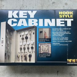 Key Cabinet 28 Hooks  With lock Combo  