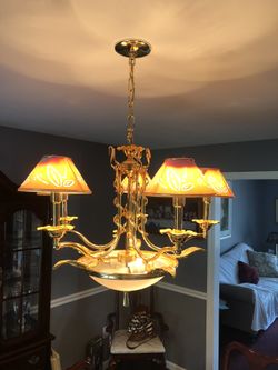 Brass Chandelier