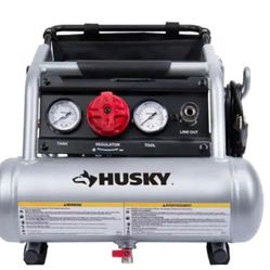 Husky 1 Gal. Portable Electric-Powered Silent Air Compressor