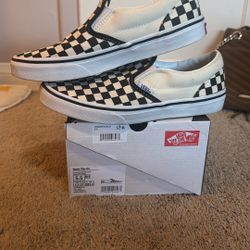 VANS Checkered Shoes Size Women 7 / JR Men 5.5