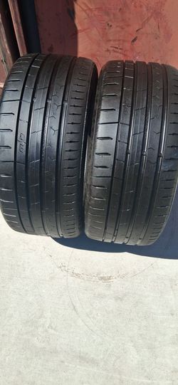 Used pair of 255/35/19 continental