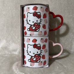 Hello Kitty Strawberry Mugs 