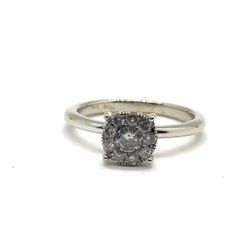 Ladies 14K WG Diamond Ring .22ctw EPJ025303