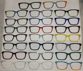 The Larkin Collection Pair Eyewear Eyeglass Topper Magnetic Frames Set of 23