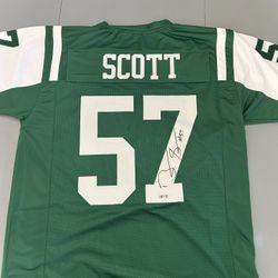 Bart Scott Signed Jersey (Beckett)