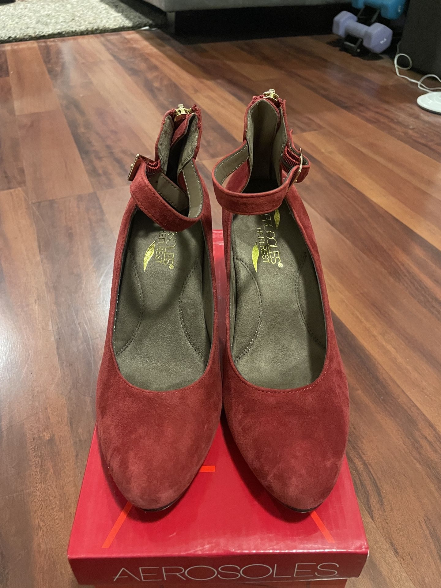 Aerosoles Leather/Suede Heels