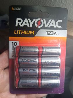 Rayovac Lithoum Batteries - 8 pack