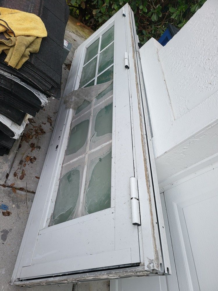 White Impact Door