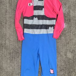 Gabby Cat Dollhouse Costume Jumpsuit With Kitty Ears Headband Size Small 4-6 Years
