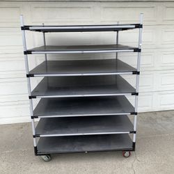 METAL RACK/ SHELVES 
