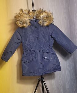 Urban Republic Girls Faux Fur Trim Parka Jacket zise(s