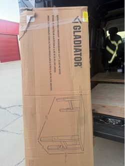 Gladiator 6 ft. Adjustable Height Birch Top Workbench