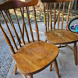 Set of Vintage Windsor Chairs