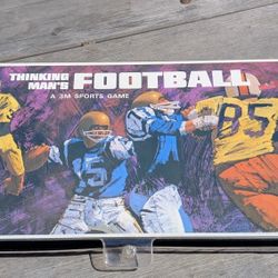 Vintage 3M Thinking Man’s Football Board Game – 1960s Strategy Sports Game Complete

