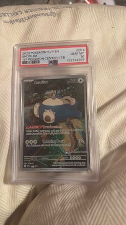 151 Snorlax Pokemon Center Stamp