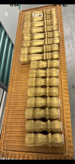 Lot of 16 Solid Wood Furniture Legs – Various Sizes – DIY Furniture