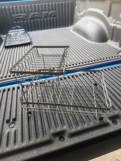 Gray Metal 2 Tier Dish Rack