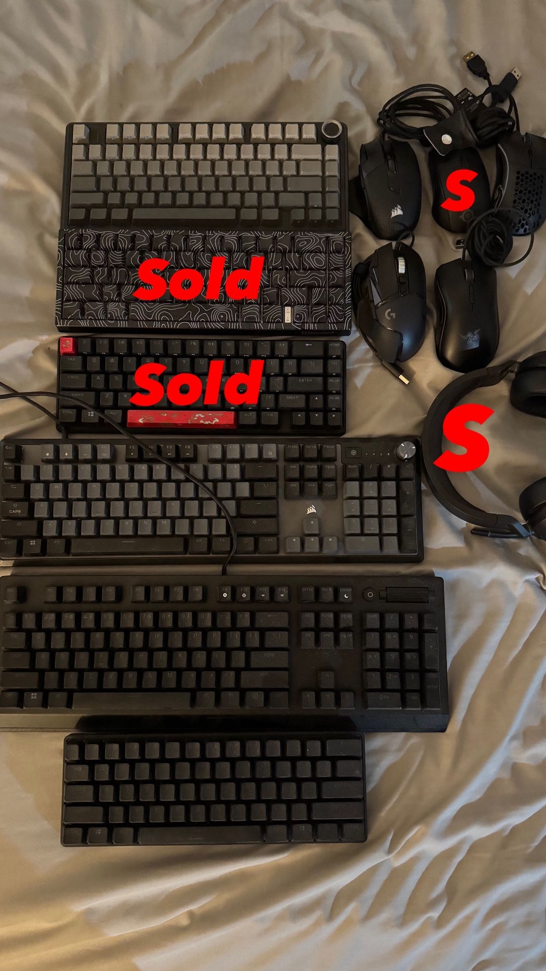 Gaming Pc Peripherals (Need Gone Quickly Leaving For College)