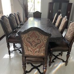 Formal Dining Table For 10