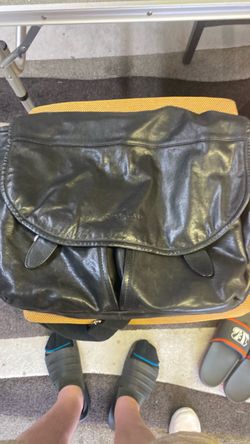 Cole Haan Black Leather Computer Bag