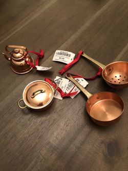 Copper Ornaments (4 Pieces)