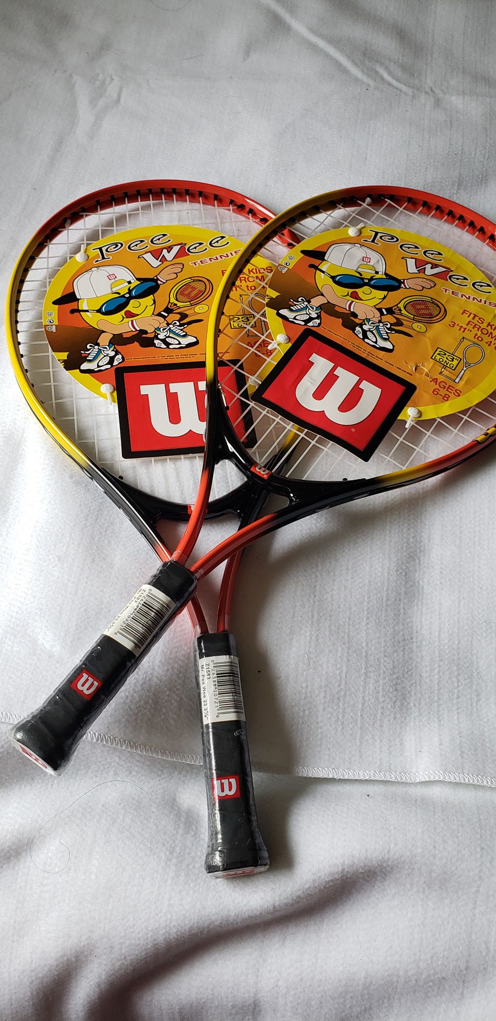 New Wilson pee wee 23" children's Tennis racket ( each $20)
