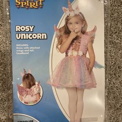 Rosy Unicorn Toddler Halloween Costume 